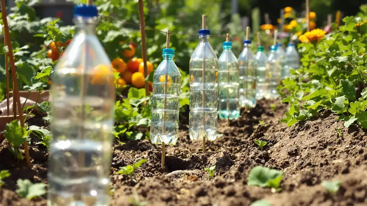 De truc om knaagdieren en mollen uit de tuin te houden met een eenvoudige plastic fles, zonder chemicaliën